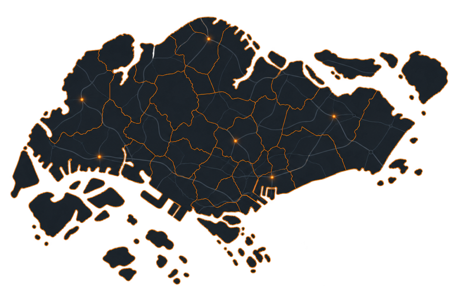 Overall Singapore property transaction map